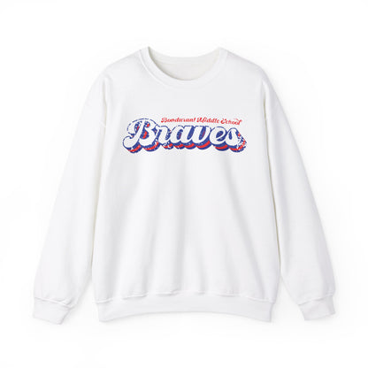 FCS.BMS Bondurant Braves | Spirit Wear | School Pride Gildan 18000 Crewneck Sweatshirt Braves | Frankfort, KY School Apparel