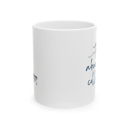 Abundance Collective Ceramic Mug: Fill Your Cup with Meaning