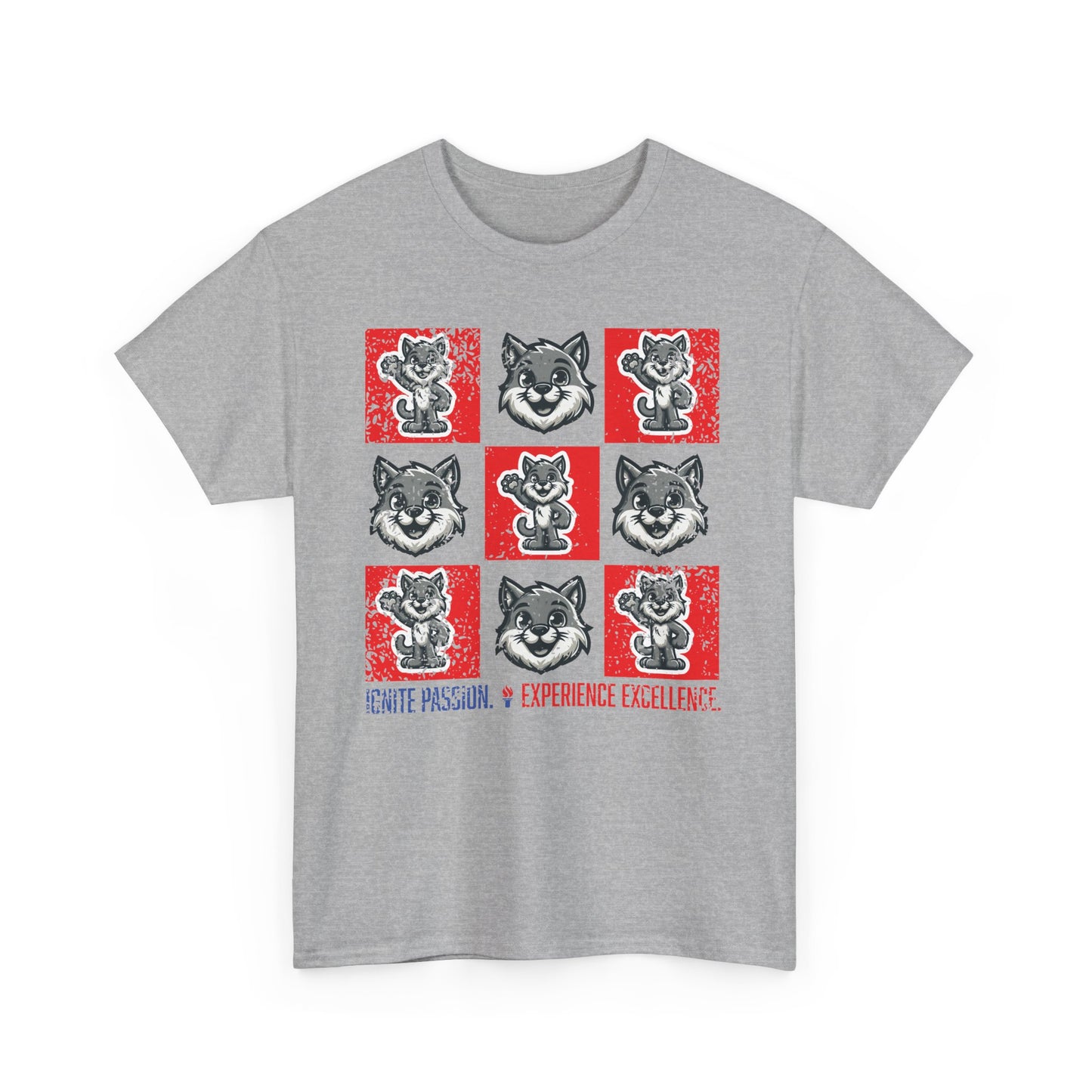 OCS.IgnitePassion.CES | Spirit Wear | School Pride Gildan 5000 Tee | Oldham Co Wildcats School Apparel | Oldham County, Kentucky