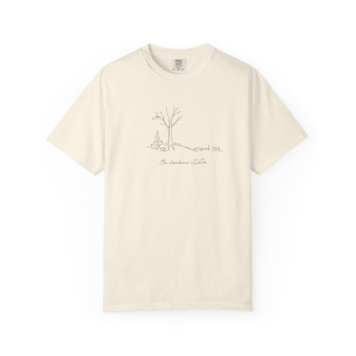 Peace in the Punishment: By His Wounds.Comfort Colors 1717 Tee