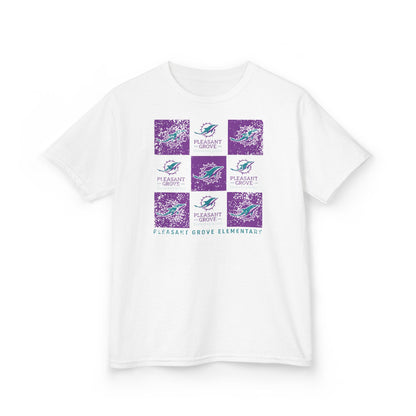 BCPS.PGES Spirit Grid | Spirit Wear Gildan 5000B (Youth Tee) | Bullitt Co Dolphins School Apparel | Bullitt County, Kentucky