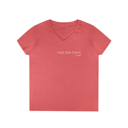 The One Who Saves Tee - הַמּוֹשִׁיעַ — HaMoshia | V-Neck