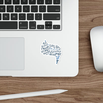 Fire + Flood Die-Cut Stickers