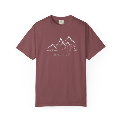 Peace in the Promise: Abraham.Comfort Colors 1717 Tee