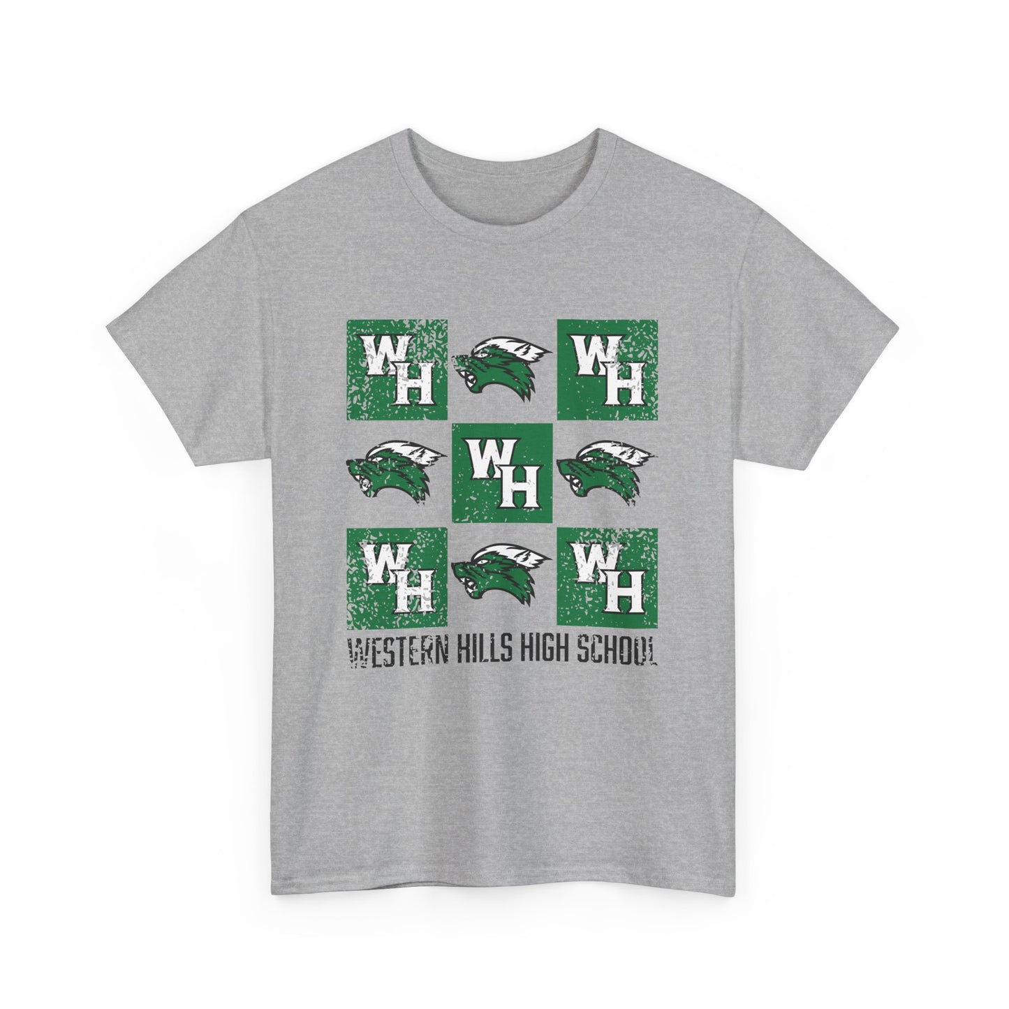FCS.WHHS Spirit Grid | Spirit Wear Gildan 5000 Tee | Franklin Co Wolverine School Apparel | Franklin County, Kentucky