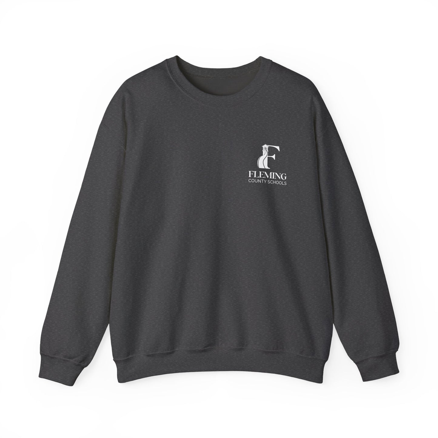 Fleming County Schools - Pocket Logo - Unisex Crewneck Sweatshirt