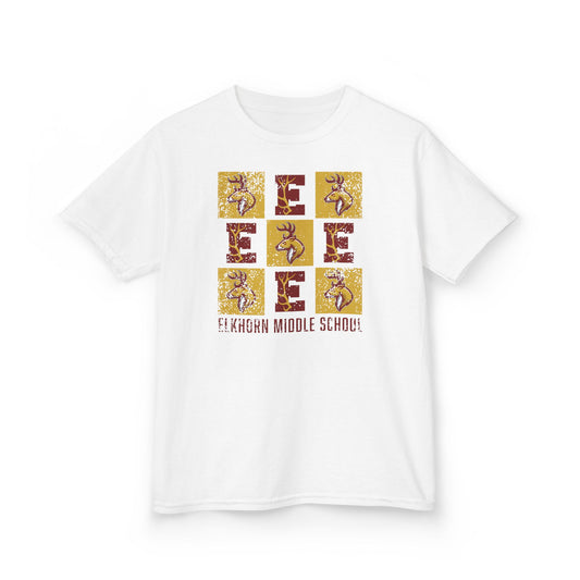 FCS.EMS Spirit Grid | Spirit Wear Gildan 5000B (Youth Tee) | Franklin Co Elks School Apparel | Franklin County, Kentucky