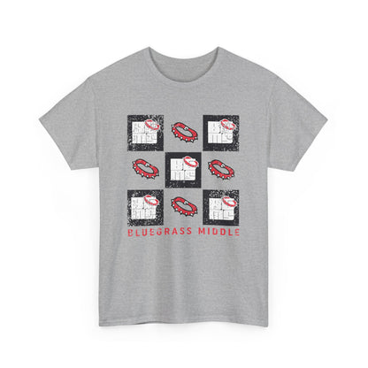 BGMS Spirit Grid | Spirit Wear Gildan 5000 Tee | Bulldogs School Apparel | Hardin County, Kentucky