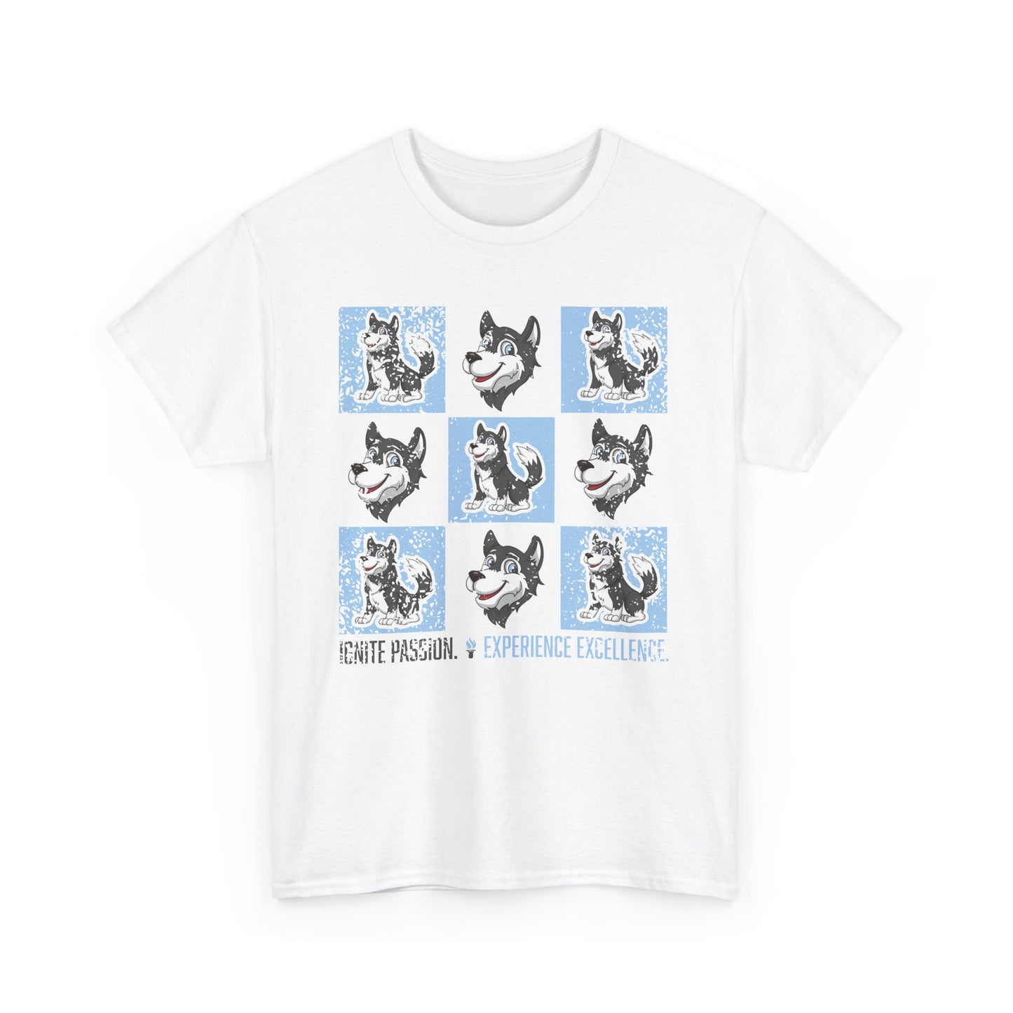 OCS.IgnitePassion.HES | Spirit Wear | School Pride Gildan 5000 Tee | Oldham Co Huskies School Apparel | Oldham County, Kentucky