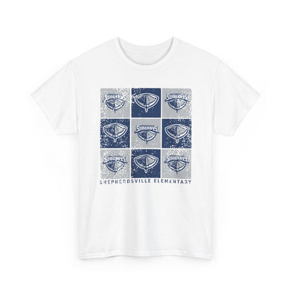 BCPS.SES Spirit Grid | Spirit Wear Gildan 5000 Tee | Bullitt Co Stingrays School Apparel | Bullitt County, Kentucky