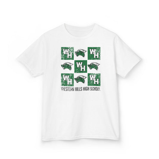 FCS.WHHS Spirit Grid | Spirit Wear Gildan 5000B (Youth Tee) | Franklin Co Wolverine School Apparel | Franklin County, Kentucky