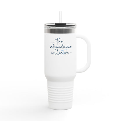 Abundance Collective 40oz Travel Mug: Carried Full for the Journey