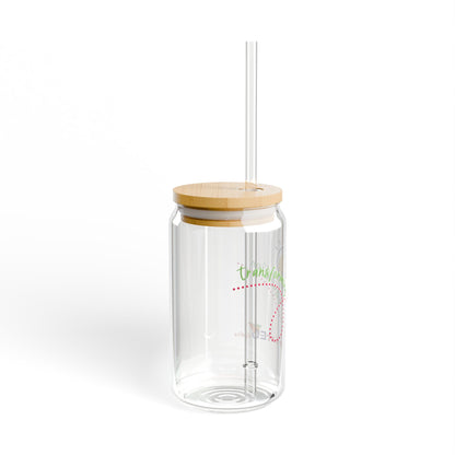 elevatED studios | Spirit Wear | Modern Glass Sipper with Bamboo | Louisville, KY School Apparel