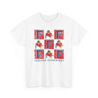 BCPS.FES Spirit Grid | Spirit Wear Gildan 5000 Tee | Bullitt Co Falcons School Apparel | Bullitt County, Kentucky