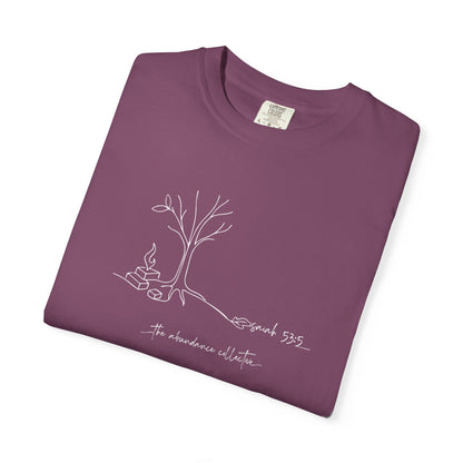 Peace in the Punishment: By His Wounds.Comfort Colors 1717 Tee