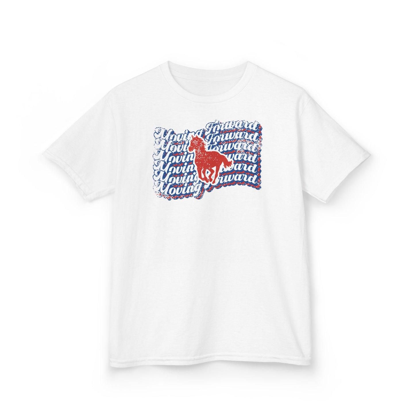 BCPS.OES.MovingForward | Spirit Wear Gildan 5000B (Youth Tee) | Bullitt Co Mustang School Apparel | Bullitt County, Kentucky