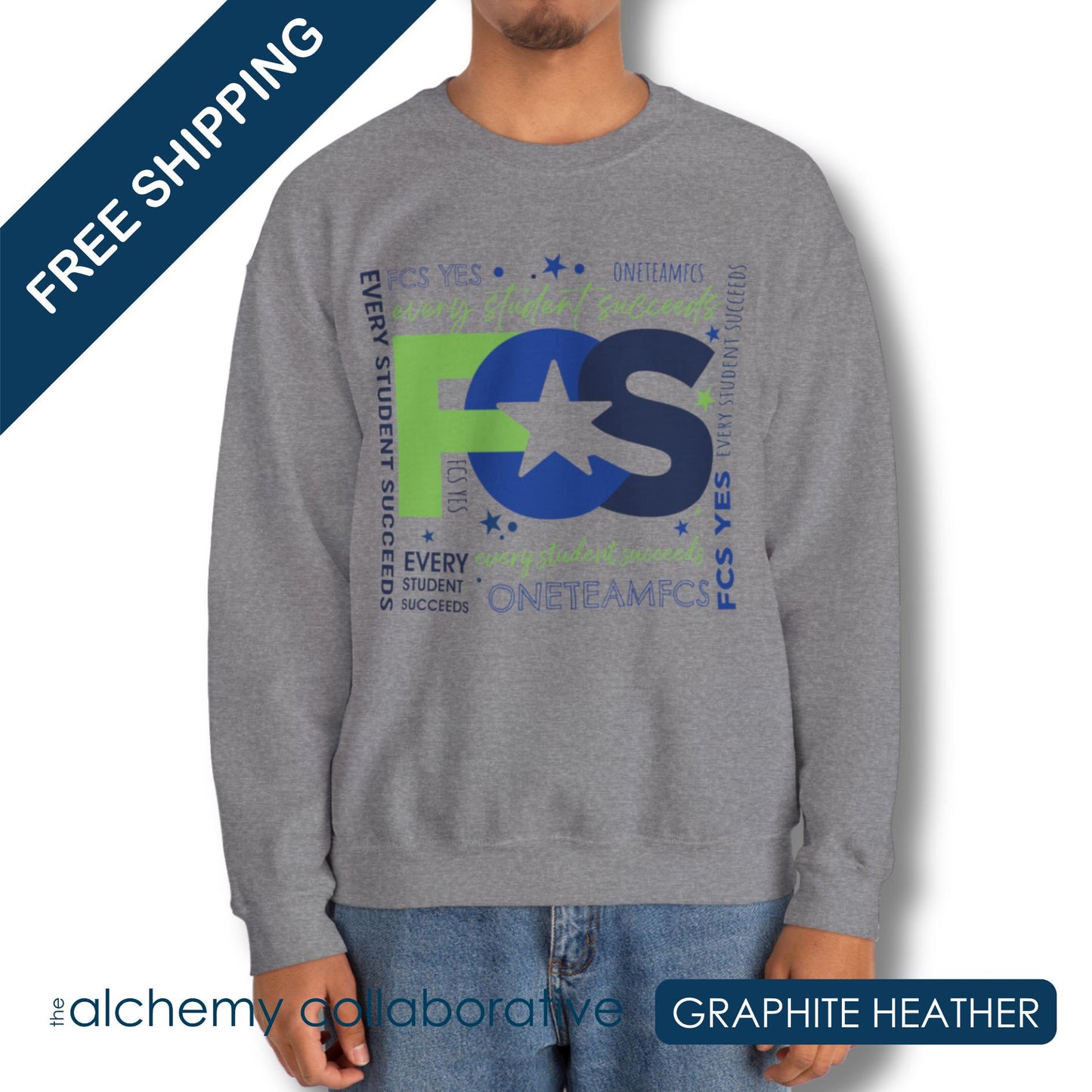 FCS Yes! | Spirit Wear | School Pride Gildan 18000 | Frankfort, KY School Apparel