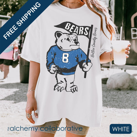 BCS Butler County Bears | School Pride Comfort Colors Tshirt 1717 Bears | Spirit Wear | Butler County, Kentucky School Apparel