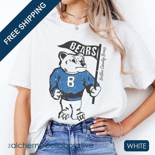 BCS Gildan 5000 Vintage Bear | Spirit Wear | School Pride Vintage Bear | Butler County Kentucky School Apparel